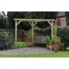 Forest Garden Slatted Corner Pergola - Home Delivery 2 Forest Garden Slatted Corner Pergola - Home Delivery -Decor In Garden Store 1 49