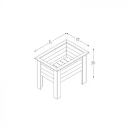 Forest Garden Deep Root Planter 1M -Decor In Garden Store 1m deep lanter 2