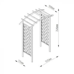 Forest Garden Genoa Arch - Home Delivery -Decor In Garden Store 2 8