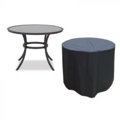 Worth Gardening 4 Seater Round Table Cover -Decor In Garden Store 325011 4 seater rnd table cover2