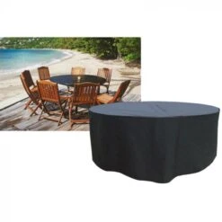 Worth Gardening 8 Seater Round Furniture Set Cover -Decor In Garden Store 325021 8 seater rnd furniture cover2