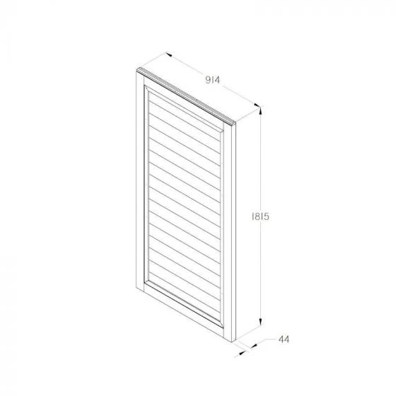 Forest Garden Lap Gate 6ft (1.8m) - Home Delivery 5 Forest Garden Lap Gate 6ft (1.8m) - Home Delivery - Image 3
