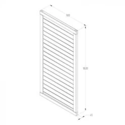 Forest Garden Horizontal Tongue & Groove Gate 6ft (1.8m) - Home Delivery -Decor In Garden Store 3 23