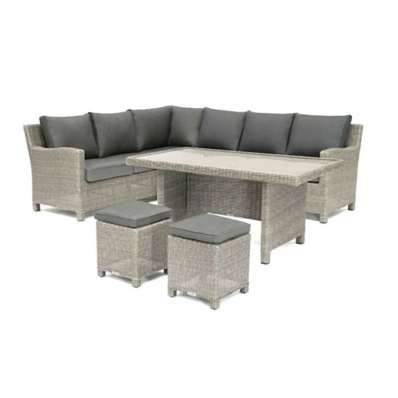 Kettler Casual Dining® Palma Corner Set Whitewash 4 Kettler Casual Dining® Palma Corner Set Whitewash - Image 2