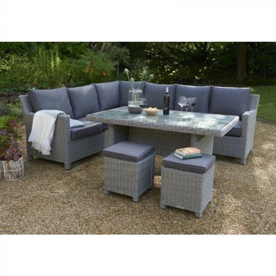 Kettler Casual Dining® Palma Corner Set Whitewash 5 Kettler Casual Dining® Palma Corner Set Whitewash - Image 3