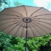 Shanghai Crank & Tilt Parasol Taupe 2.7M