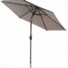 Sturdi Aluminium Parasol Taupe 3M - Glencrest
