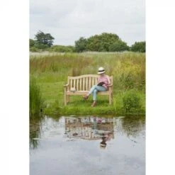 Alexander Rose Roble Turnberry Bench 5ft -Decor In Garden Store 415671 5ft roble turnberry bench insitu