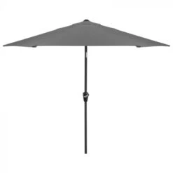Sturdi 2.5M Alu Round Parasol Grey