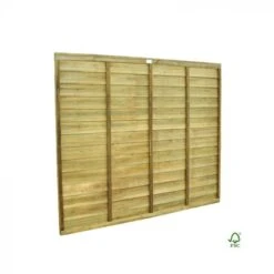 Forest Pressure Treated Superlap Panel 5 X 6ft -Decor In Garden Store 511119 superlap panel 152x183 1