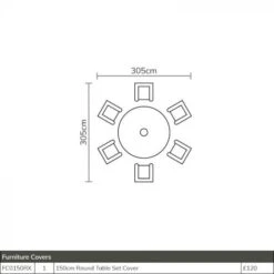 Bramblecrest Tetbury 6 Seat Set W 135cm Table & Parasol - Nutmeg 11 Bramblecrest Tetbury 6 Seat Set W 135cm Table & Parasol - Nutmeg -Decor In Garden Store 6 seater tetbury