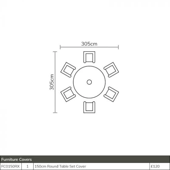 Bramblecrest Tetbury 6 Seat Set W 135cm Table & Parasol - Nutmeg 7 Bramblecrest Tetbury 6 Seat Set W 135cm Table & Parasol - Nutmeg - Image 5