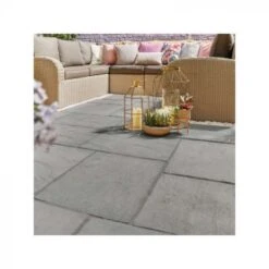 Abbey Paving 600 X 600mm Graphite - Kelkay -Decor In Garden Store abbey paving graphite 600 3