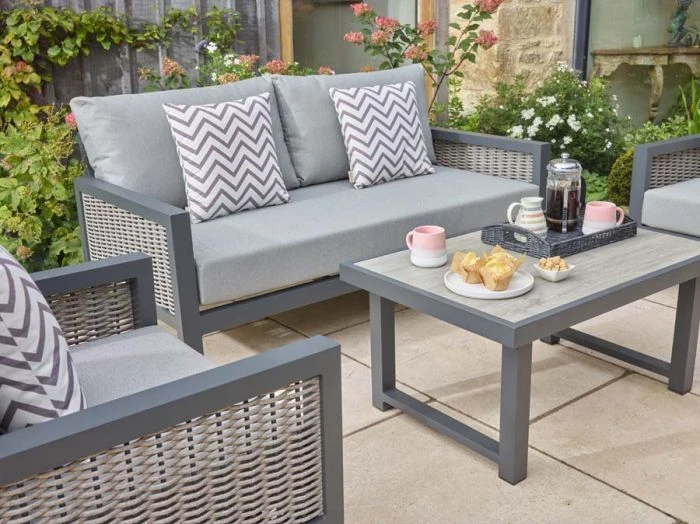 Bramblecrest Buckland 2 Seat Sofa Set W Coffee Table & 2 Sofa Chairs 4 Bramblecrest Buckland 2 Seat Sofa Set W Coffee Table & 2 Sofa Chairs - Image 2