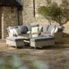 Bramblecrest Blenheim Modular Sofa Set W Square Adj Table & 2 Benches -Decor In Garden Store blenheim curved corner modular set