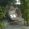 Bramblecrest Blenheim Double Hanging Cocoon 1 Bramblecrest Blenheim Double Hanging Cocoon -Decor In Garden Store blenheim double cocoon bramblecrest