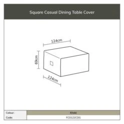 Bramblecrest Bramblecrest Cover Square Corner Sofa Set - Khaki -Decor In Garden Store bramblecrest la rochelle portofino square sofa set covers cvms2g