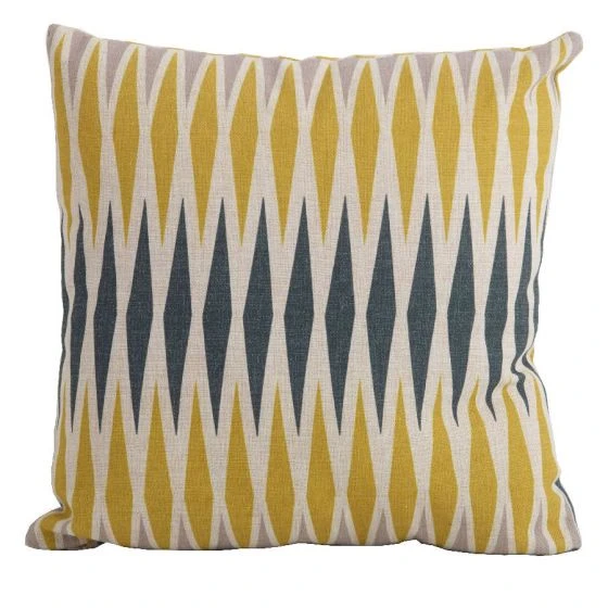 Bramblecrest Scatter Cushion Square Harlequin Yellow 3 Bramblecrest Scatter Cushion Square Harlequin Yellow