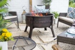 La Hacienda Brava Deep Bowl Firepit - 72cm -Decor In Garden Store brava deep bowl firepit