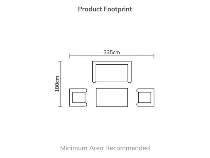 Bramblecrest Buckland 2 Seat Sofa Set W Coffee Table & 2 Sofa Chairs 7 Bramblecrest Buckland 2 Seat Sofa Set W Coffee Table & 2 Sofa Chairs - Image 5