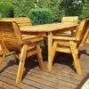 Charles Taylor Six Seat Rectangular Set (2 Benches + 2 Chairs) -Decor In Garden Store charles taylor 6 seater table set