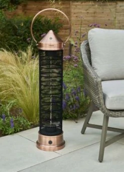 Copper Electric Heater Lantern 98cm - Kettler -Decor In Garden Store copper electric heater lantern 98cm kettler