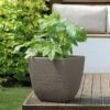 Stewart Garden Cotswold Planter 38cm Square - Dark Brown 2 Stewart Garden Cotswold Planter 38cm Square - Dark Brown -Decor In Garden Store cotswold brown
