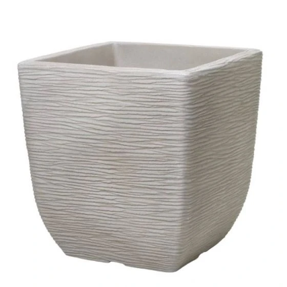 Stewart Garden Cotswold Planter 38cm Square - Limestone Grey 4 Stewart Garden Cotswold Planter 38cm Square - Limestone Grey - Image 2