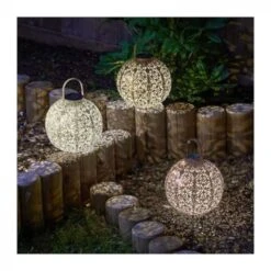 Damasquette Solar Lantern Gold - Smart Solar -Decor In Garden Store damasquette 1