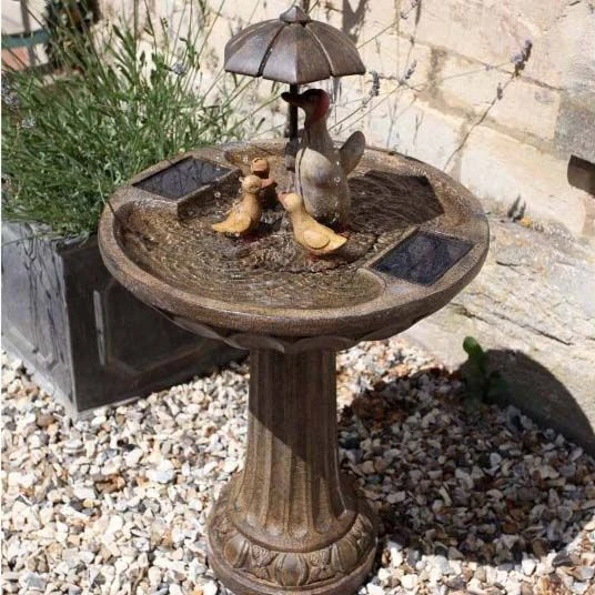 Smart Solar Duck Family Fountain 3 Smart Solar Duck Family Fountain