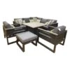 Kettler Elba Grande Corner Set W Teak Dining Table -Decor In Garden Store elba grande