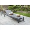 Kettler Elba Lounger W Cushion Grey 2 Kettler Elba Lounger W Cushion Grey -Decor In Garden Store elba lounger lifetsyle