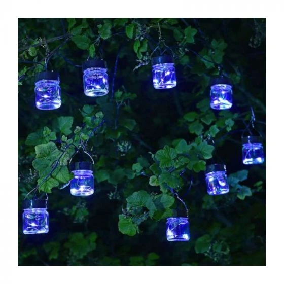 Firefly Opal Jar String Lights Set Of 10 - Smart Solar 4 Firefly Opal Jar String Lights Set Of 10 - Smart Solar - Image 2