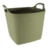 Town & Country Square Plastic FlexiTub Sage Green 40L -Decor In Garden Store flexi tub green