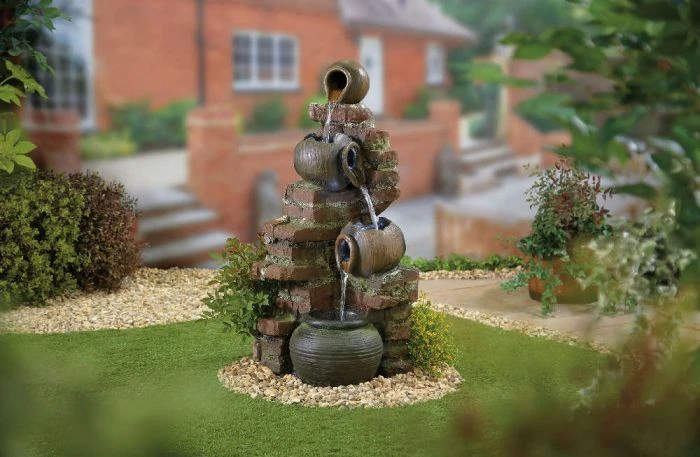 Kelkay Flowing Jugs Water Feature Including LEDs 4 Kelkay Flowing Jugs Water Feature Including LEDs - Image 2