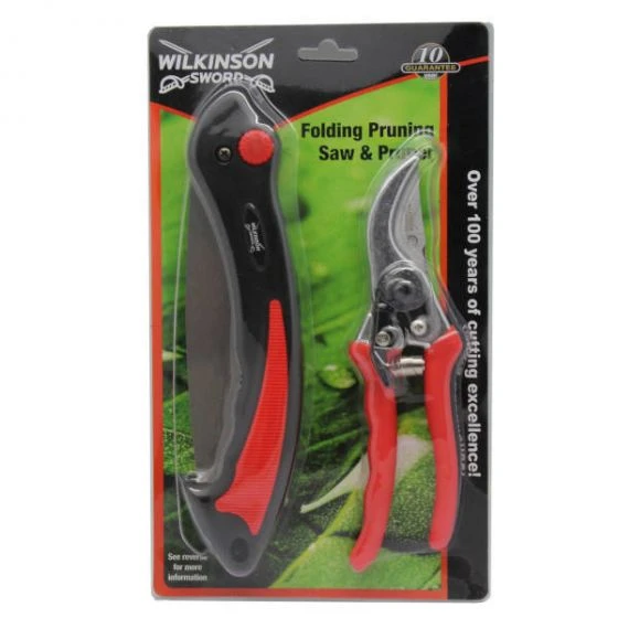 Wilkinson Sword Folding Saw & Pruner Set 3 Wilkinson Sword Folding Saw & Pruner Set