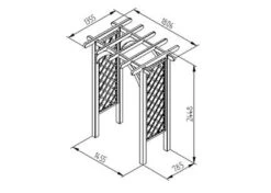 Forest Ultima Pergola Arch -Decor In Garden Store forest pergola dimensions