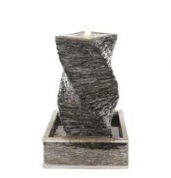 Woodlodge Single Tall Slate Glacier Water Feature
