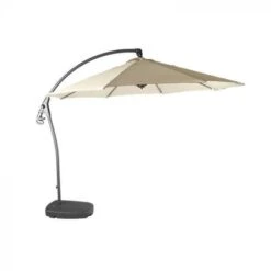Bramblecrest Gloucester Sand Cantilever Parasol With Base And Cover -Decor In Garden Store gloucester sand 1
