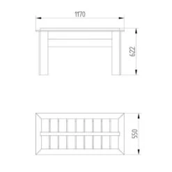 Forest Garden Grow Bag Tray Container 1M -Decor In Garden Store grow bag planter 3