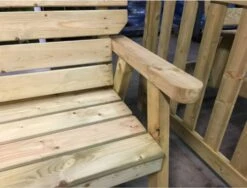 Woodshaw Hampton Bench 5ft -Decor In Garden Store hampton bench 5ft close up