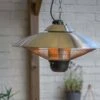 La Hacienda Hanging Halogen Heater - Silver -Decor In Garden Store hanging halogen heater silver 2