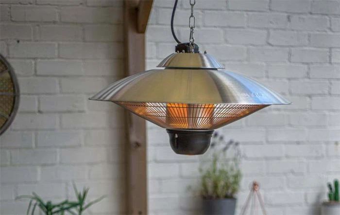 La Hacienda Hanging Halogen Heater - Silver 3 La Hacienda Hanging Halogen Heater - Silver