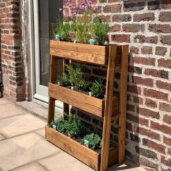 Charles Taylor Country Kitchen 3 Tier Herb Garden Large 5 Charles Taylor Country Kitchen 3 Tier Herb Garden Large -Decor In Garden Store herb garden square