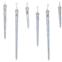 Kaemingk Icicle Light With 76 Cool White LEDs 2.5m