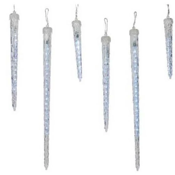 Kaemingk Icicle Light With 76 Cool White LEDs 2.5m 3 Kaemingk Icicle Light With 76 Cool White LEDs 2.5m