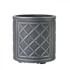 Stewart Garden 44cm Lead Effect Round - Pewter