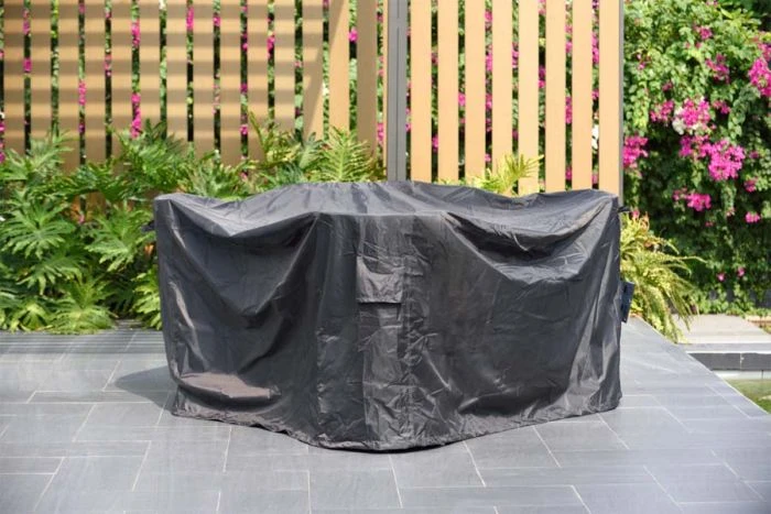 Lifestyle Gardens Cover 4 Seater Square 200x90cm Grey 5 Lifestyle Gardens Cover 4 Seater Square 200x90cm Grey - Image 3