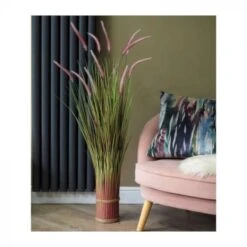 Smart Garden Lilac Grass Faux Bouquet 120cm -Decor In Garden Store lilac grass 1