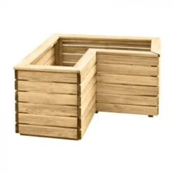 Forest Garden Linear Corner Planter 0.8m -Decor In Garden Store linear planter 80 2